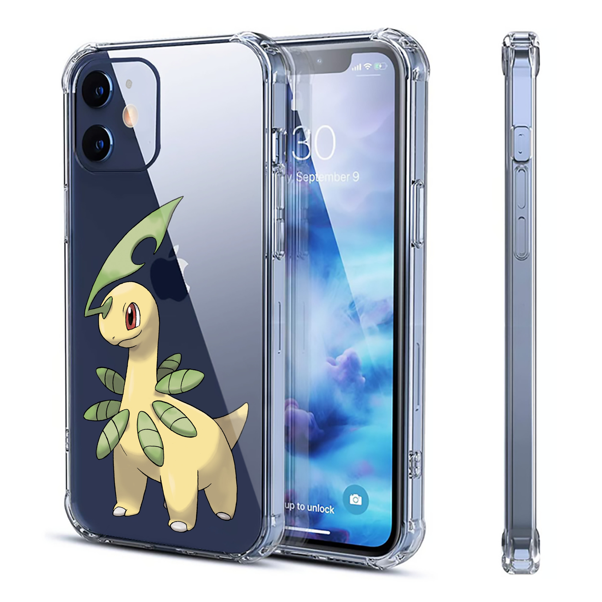 （画像用） ポケットモンスター Pokémon 【iPhone 12シリーズ対応】透明スマホケース（クリアソフトケース）